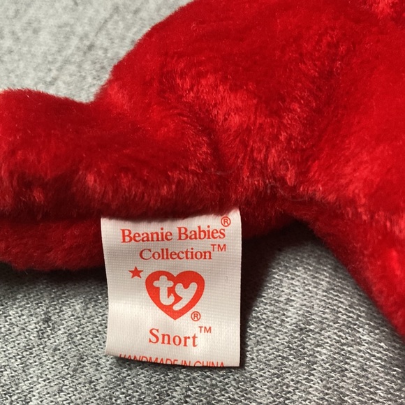 1995 Snort Beanie Baby With Tag - Picture 3 of 5